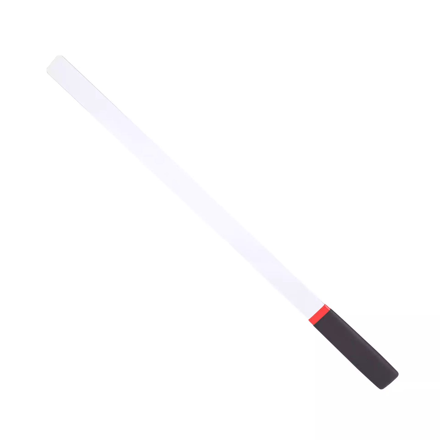 Clear transparent matte acrylic discipline cane full view