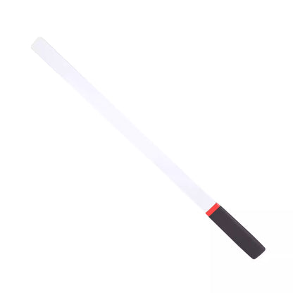 Clear transparent matte acrylic discipline cane full view
