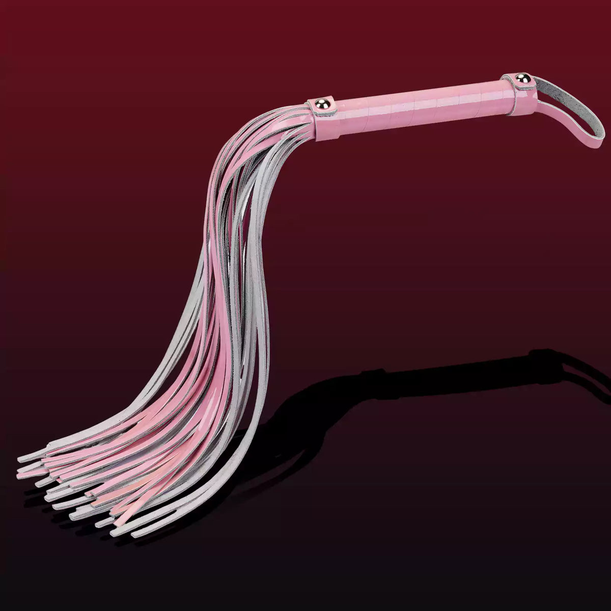 Pink Glossy Faux Leather Flogger