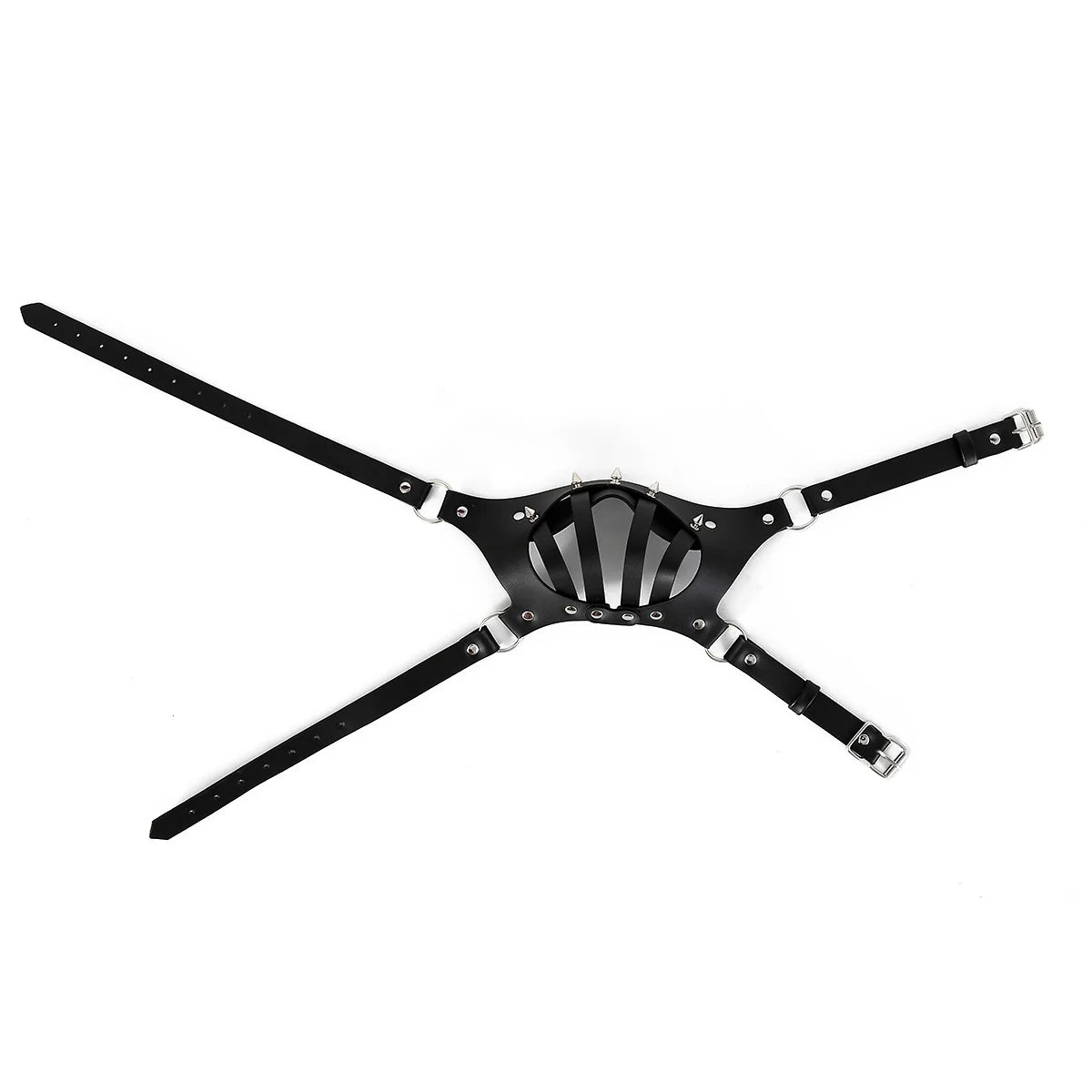 Opened view showing dual strap adjustment