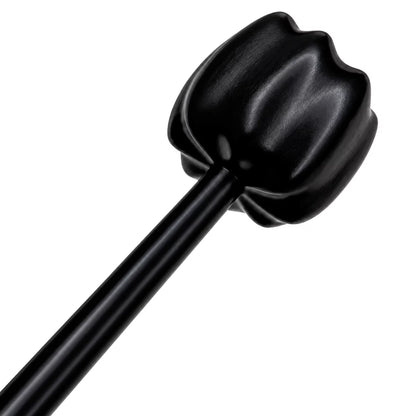 Natural purple ebony wood grain on hand-polished spanking mallet