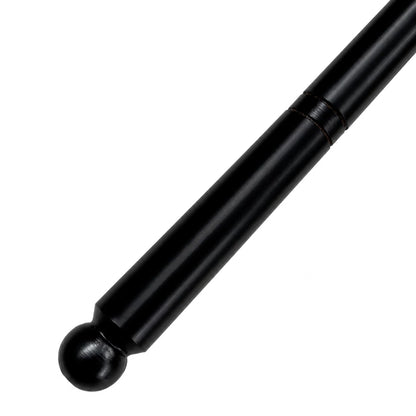 Unpainted hand-polished finish on purple ebony wooden mallet