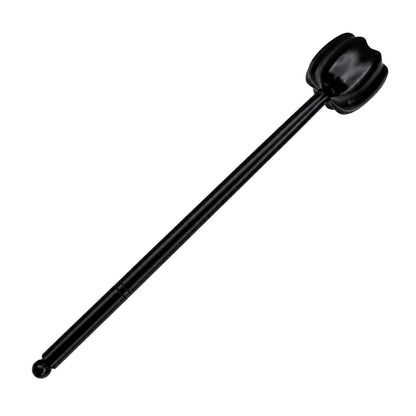 Purple ebony wooden spanking mallet full view, 38 cm