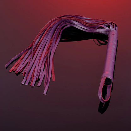 Purple Mini Faux Leather Flogger