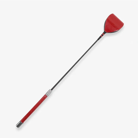 Glossy Red BDSM Riding Crop