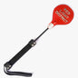 Red Letter Round Spanking Paddle — Metal Letter Accents, Round Head