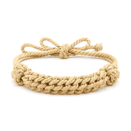 Rope Woven BDSM Ball Gag — Handcrafted Natural Jute