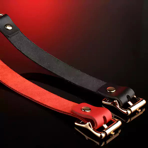 Close-up view of the rose silicone ball gag construction