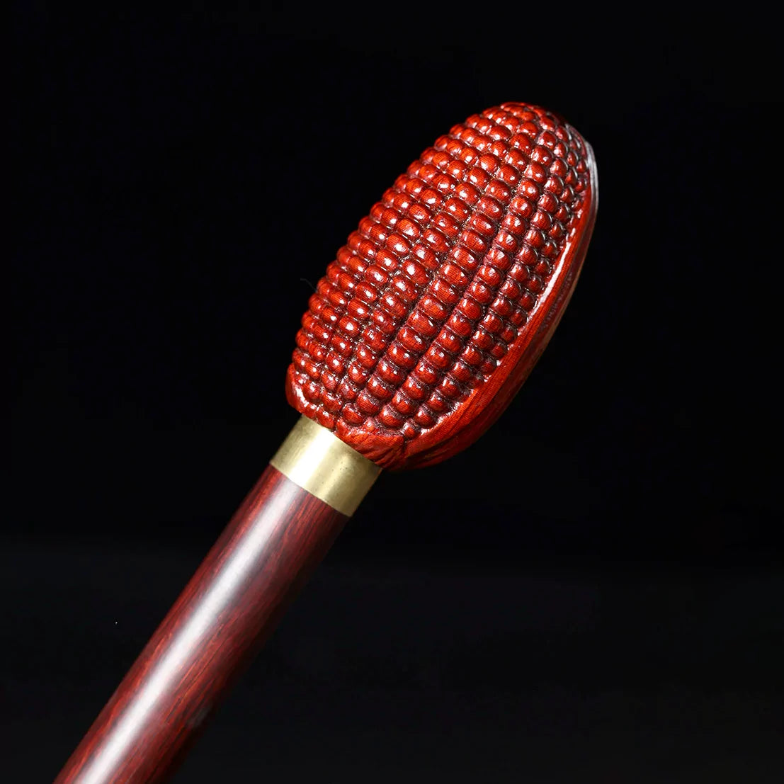 Sandalwood Corn-Handle Discipline Cane
