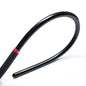 Black soft acrylic flexible discipline cane full view