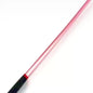 Pink soft acrylic flexible discipline cane full view