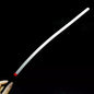 White soft acrylic flexible discipline cane full view