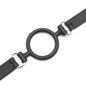 Close-up detail of the soft silicone ring on the open mouth gag