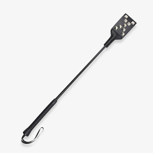 Punk Studded Letter Riding Crop