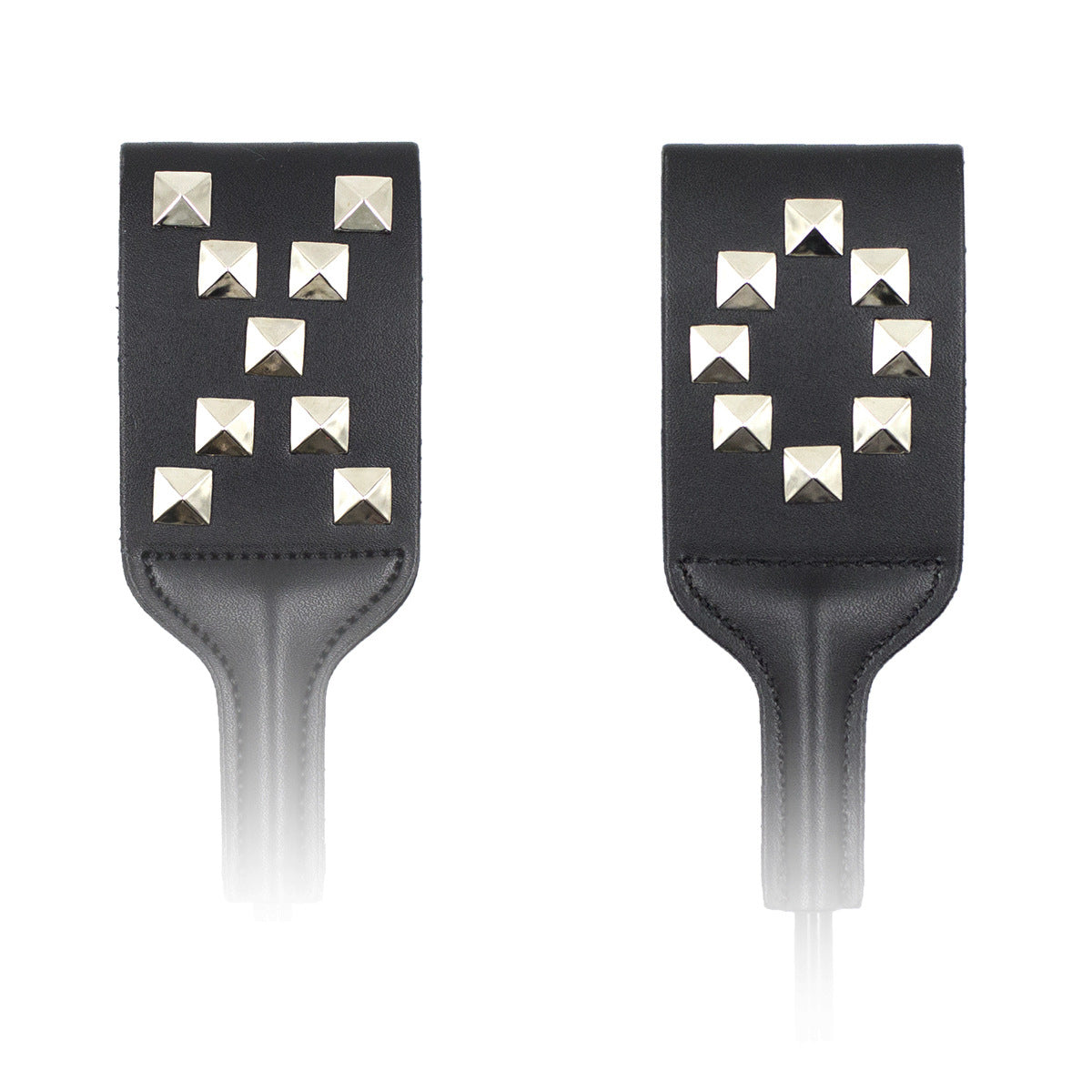 Studded  Riding Crop with Rubber Handle