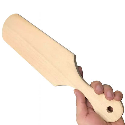 Paleta para nalgadas de madera de haya maciza – Haya extra ancha y sólida