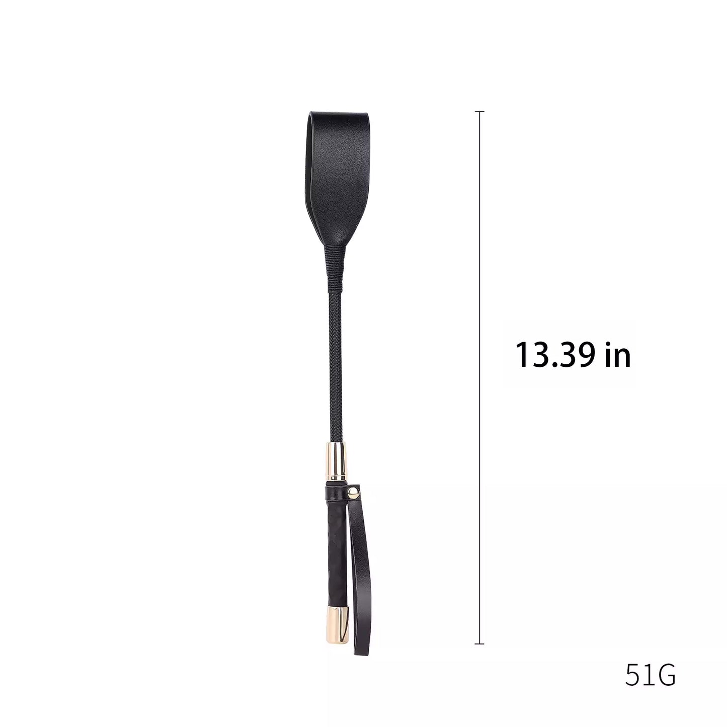 Vintage black riding crop of 13.39 in