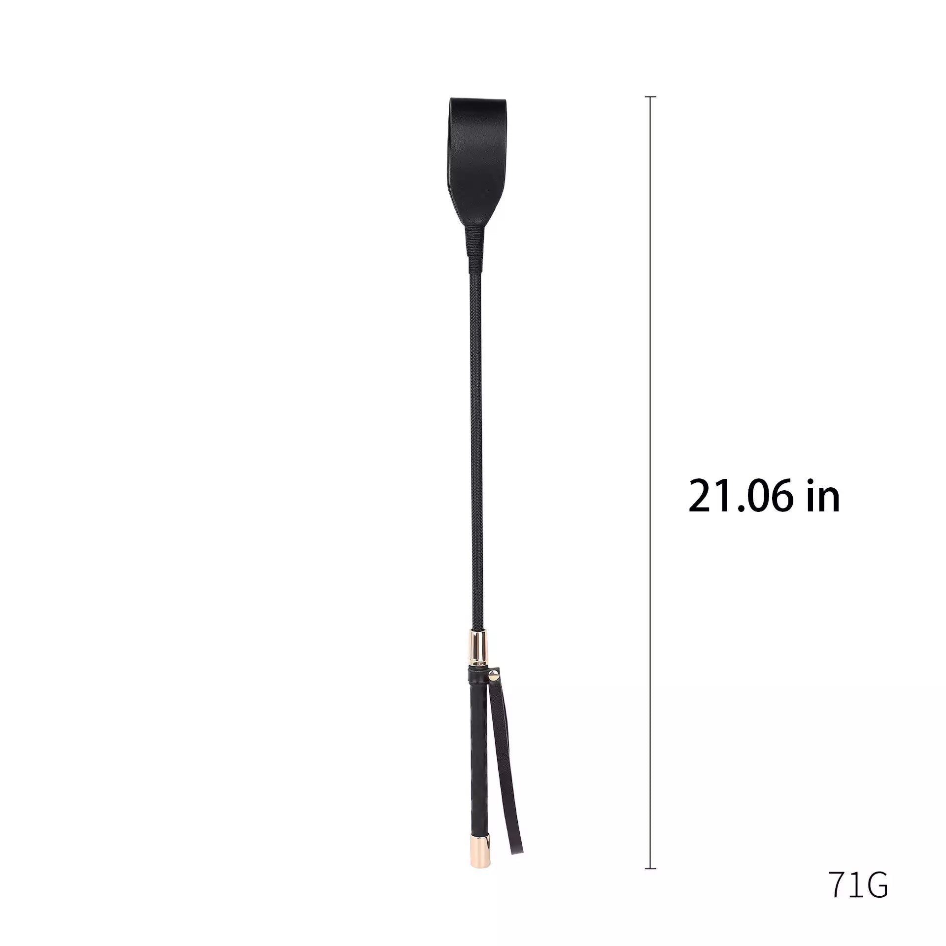Vintage black riding crop of 21.06 in