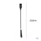 Vintage black riding crop of 23.03 in