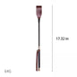 Vintage burgundy riding crop of 17.32 in