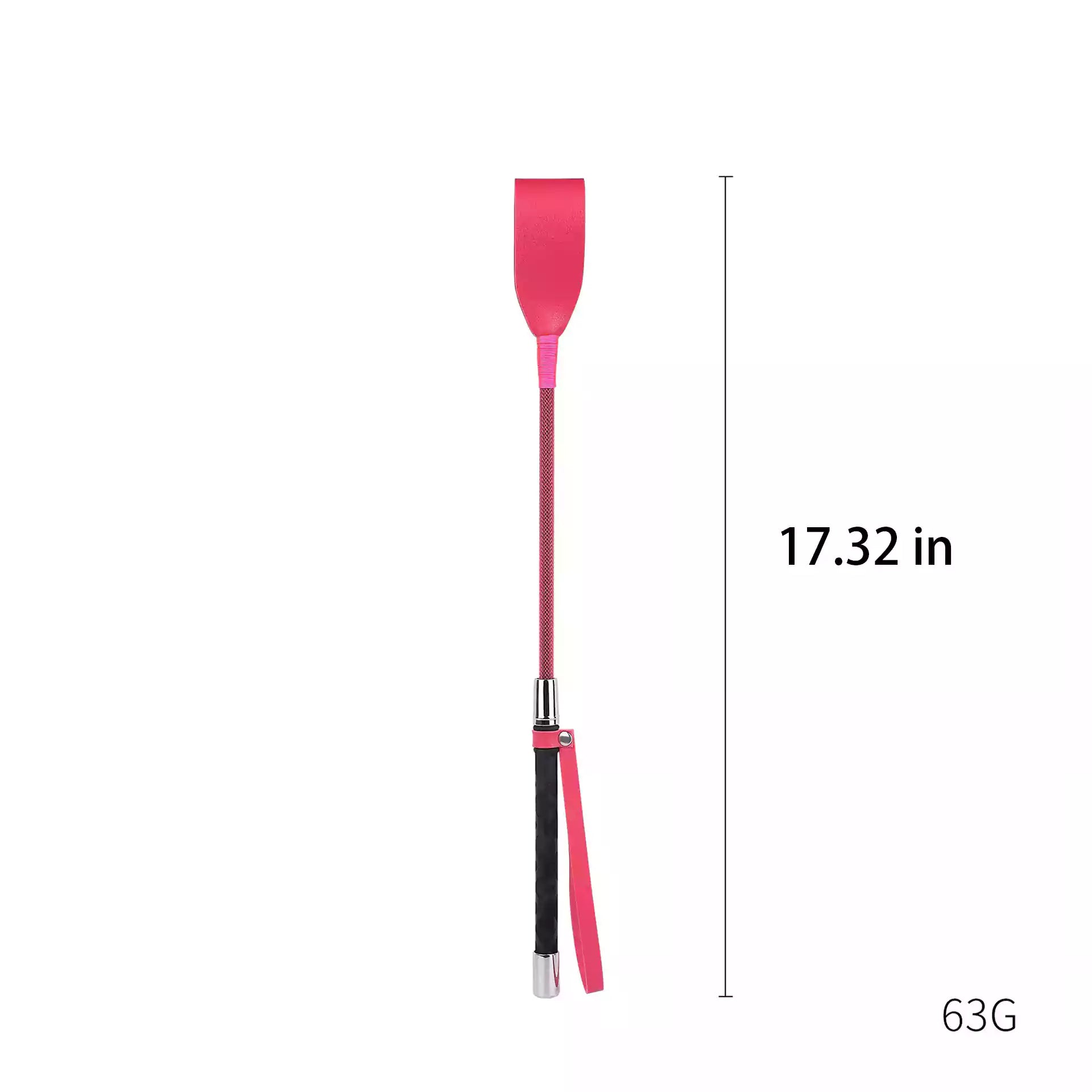 Vintage pink riding crop of 17.23 in