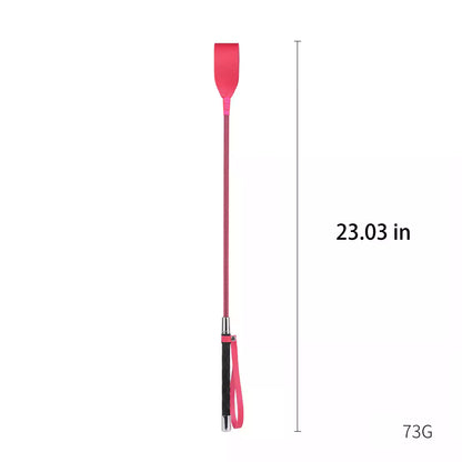 Vintage pink riding crop of 23.03 in