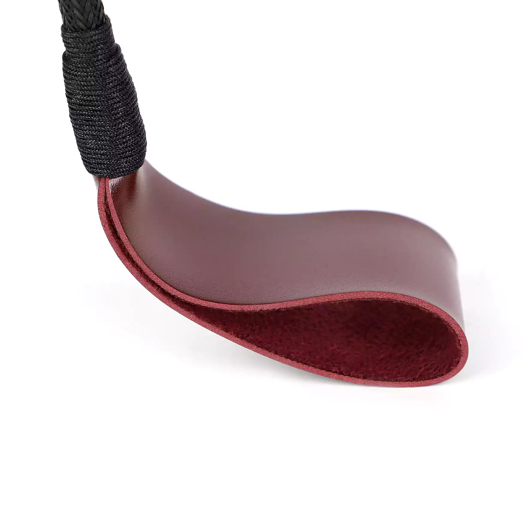 Vintage rose red riding crop in all four lengths