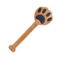 Walnut Wood Cat Paw & Plum Blossom Paddle