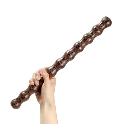 Wavy Solid Wood Discipline Rod