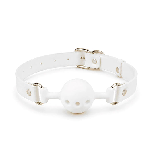 White Breathable Ball Gag
