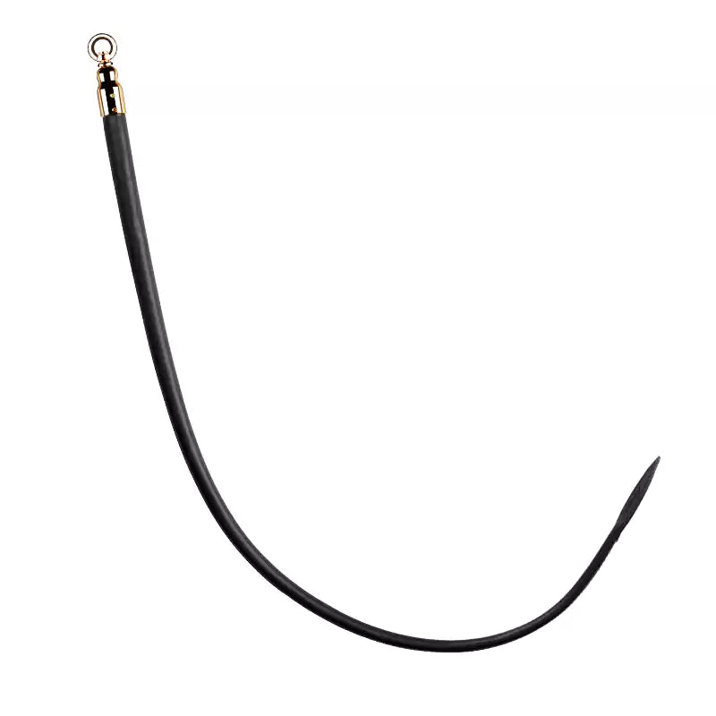 angled display showing extended leather body and precision tip