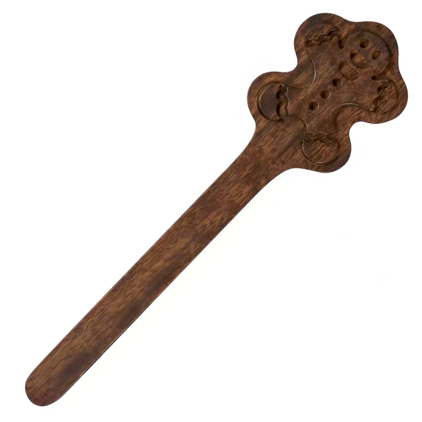 Pala para nalgadas de jengibre — Madera maciza, forma de jengibre